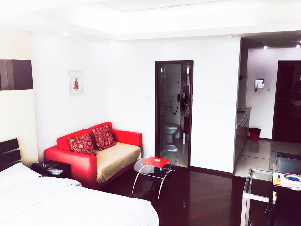 Shanghai Skiline World Union Service Apartment Eksteriør billede