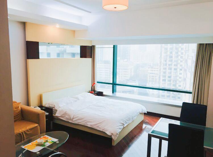 Shanghai Skiline World Union Service Apartment Eksteriør billede