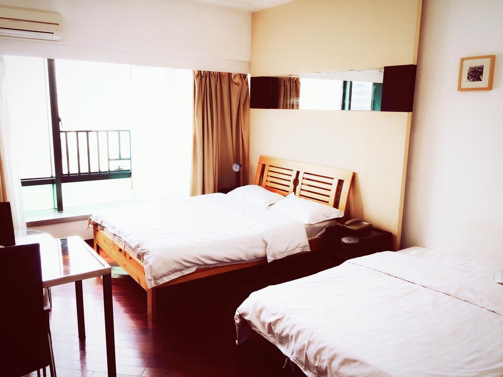 Shanghai Skiline World Union Service Apartment Eksteriør billede